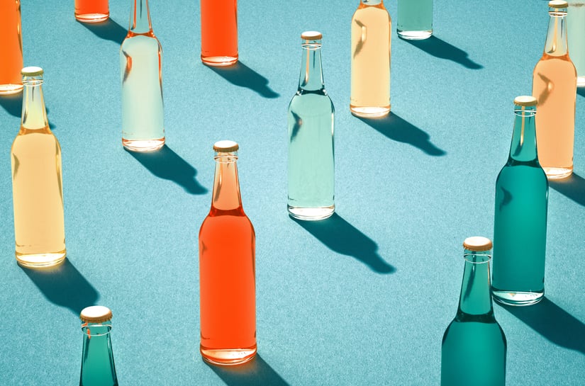 beverage bottles